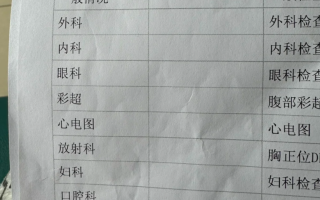 石家庄葫芦岛入职体检报告